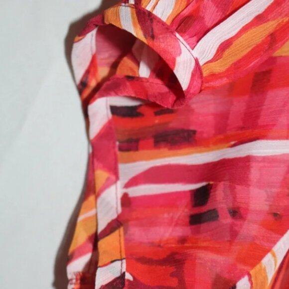 Liz Claiborne Printed Top Size 2X - Picture 4 of 7